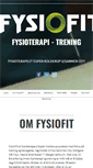 Mobile Screenshot of fysiofit.no
