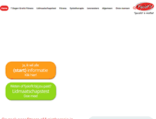 Tablet Screenshot of fysiofit.net